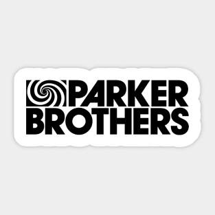 Parker Brothers Logo Sticker